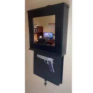 Mirror Hidden Gun Safe With Lock